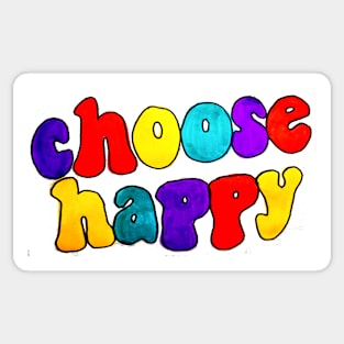 Choose Happy Sticker